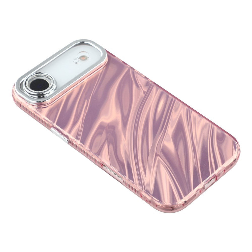 iPhone Air - EIDERWOOD Hybrid Cover m. Kameralinsebeskyttelse - Bølget Mønster / Lyserød