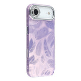 iPhone Air - EIDERWOOD Hybrid Cover m. Kameralinsebeskyttelse - Penselstrøgsmønster / Lilla