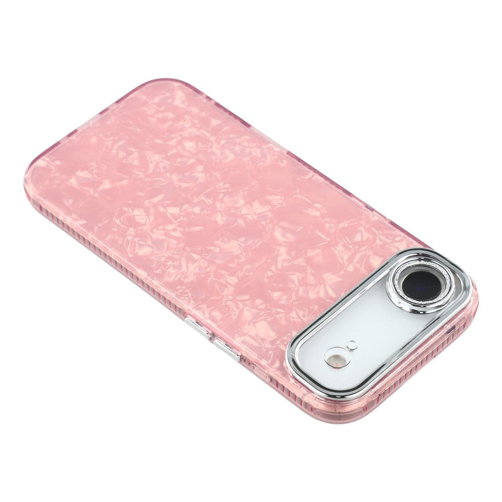 iPhone Air - EIDERWOOD Hybrid Cover m. Kameralinsebeskyttelse - Perlemorsmønster / Lyserød
