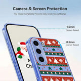 EIDERWOOD Samsung Galaxy S25 / S24 Fleksibelt Plast Jule Mobil Cover - Gennemsigtig / Mønster