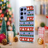 EIDERWOOD Samsung Galaxy S25 Ultra Fleksibelt Plast Jule Mobil Cover - Gennemsigtig / Mønster