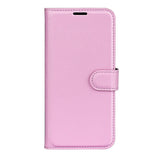 Xiaomi 15T Pro EIDERWOOD Kunstlæder Flipcover m. Pung & Ståfunktion - Lyserød
