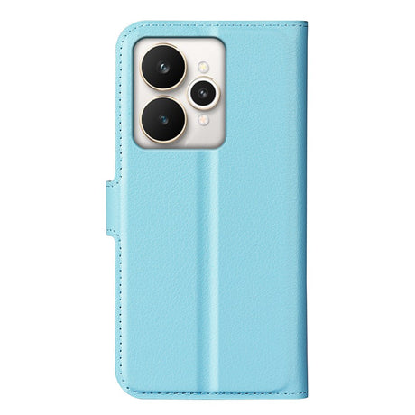 Realme 15 EIDERWOOD Kunstlæder Flipcover m. Pung & Ståfunktion - Lyseblå