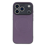 iPhone 18 Pro / 17 Pro EIDERWOOD Hybrid Carbon Bagside Cover - MagSafe Kompatibel - Lilla