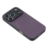 iPhone 18 Pro / 17 Pro EIDERWOOD Hybrid Carbon Bagside Cover - MagSafe Kompatibel - Lilla