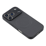 iPhone 18 Pro Max / 17 Pro Max EIDERWOOD Hybrid Carbon Bagside Cover - MagSafe Kompatibel - Sort