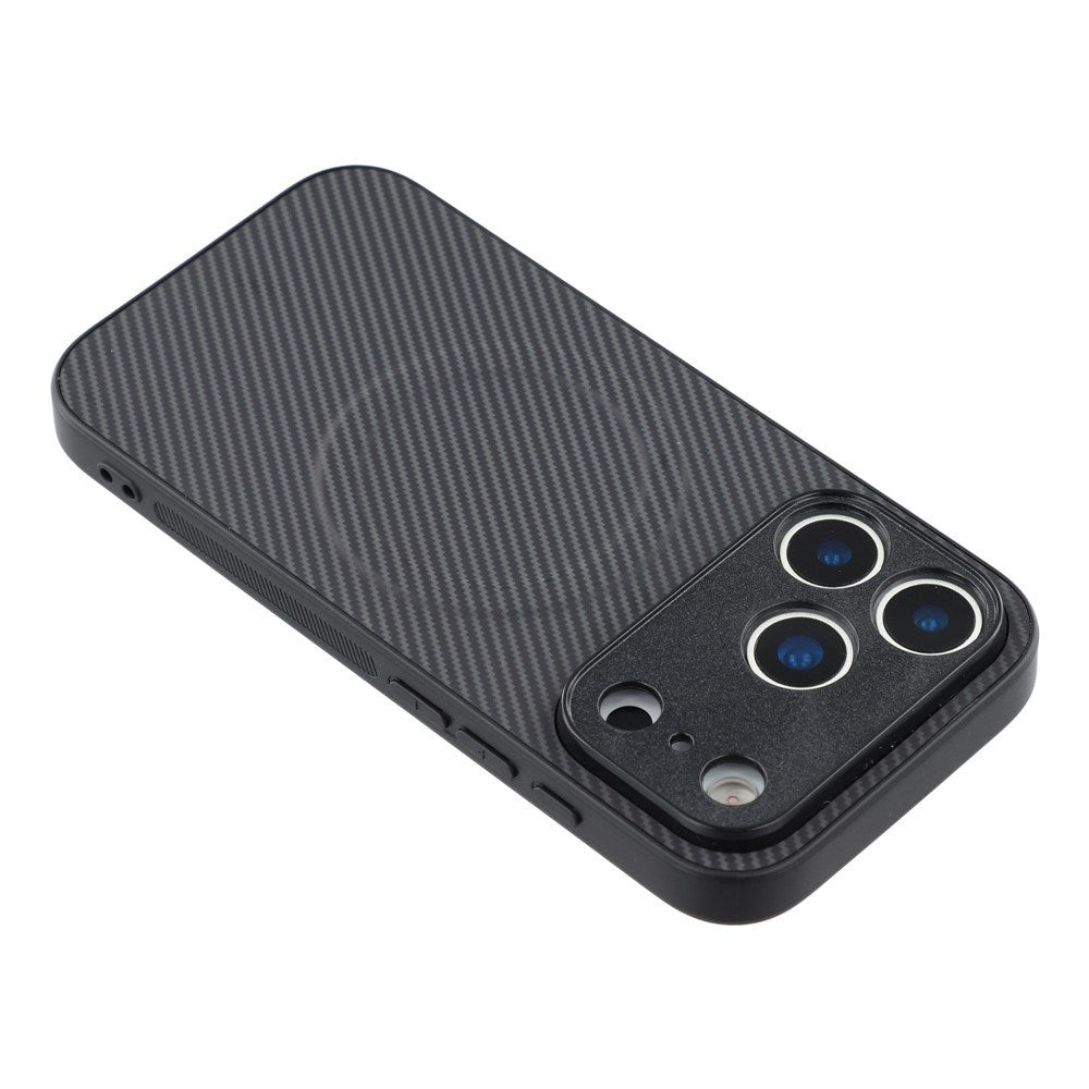 iPhone 18 Pro Max / 17 Pro Max EIDERWOOD Hybrid Carbon Bagside Cover - MagSafe Kompatibel - Sort