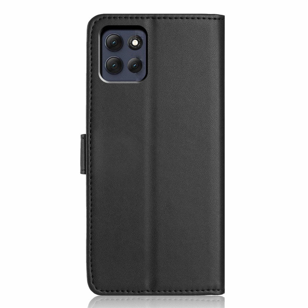 Motorola Moto G86 Power EIDERWOOD Kunstlæder Flip Cover m. Strop & Pung - Sort