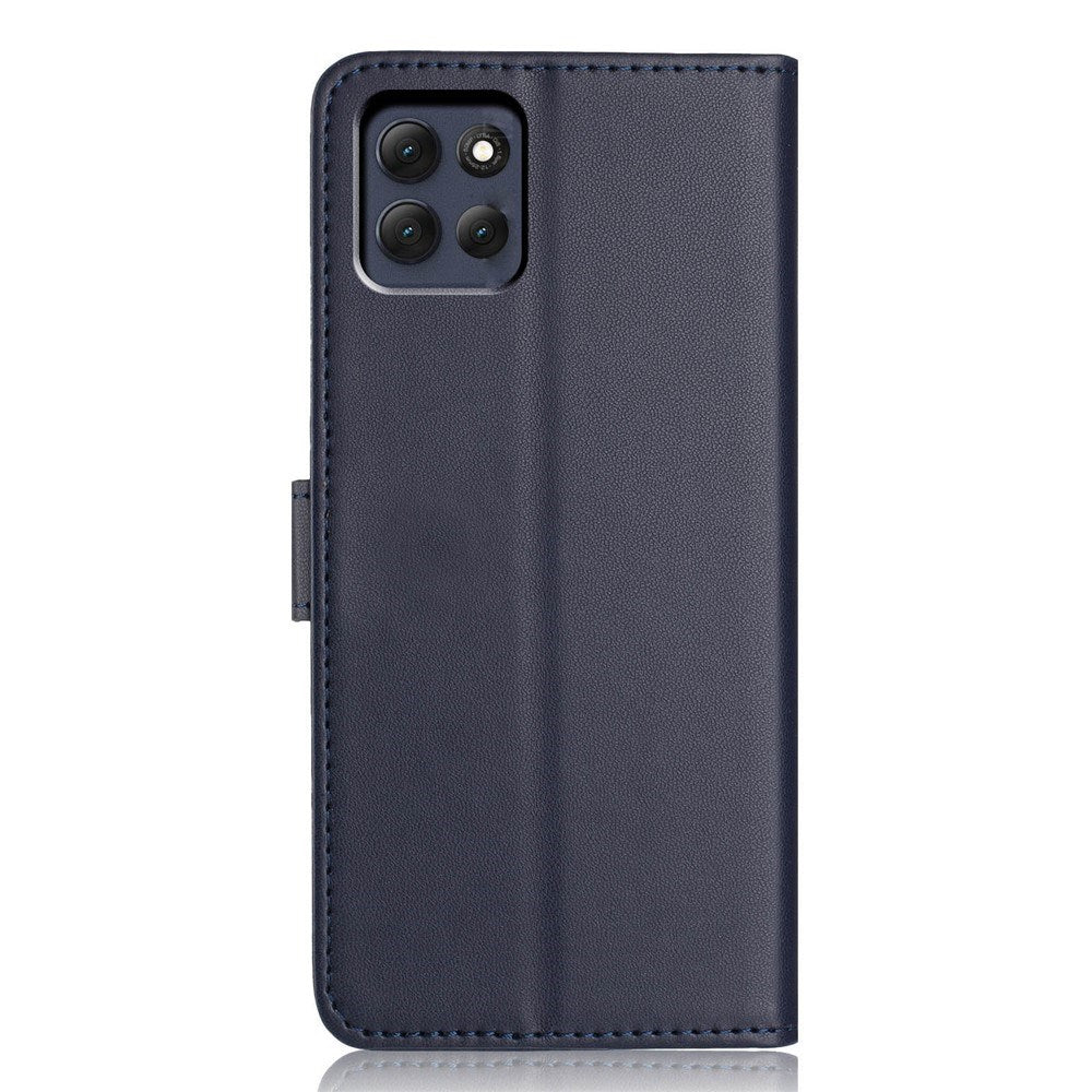 Motorola Moto G86 Power EIDERWOOD Kunstlæder Flip Cover m. Strop & Pung - Blå