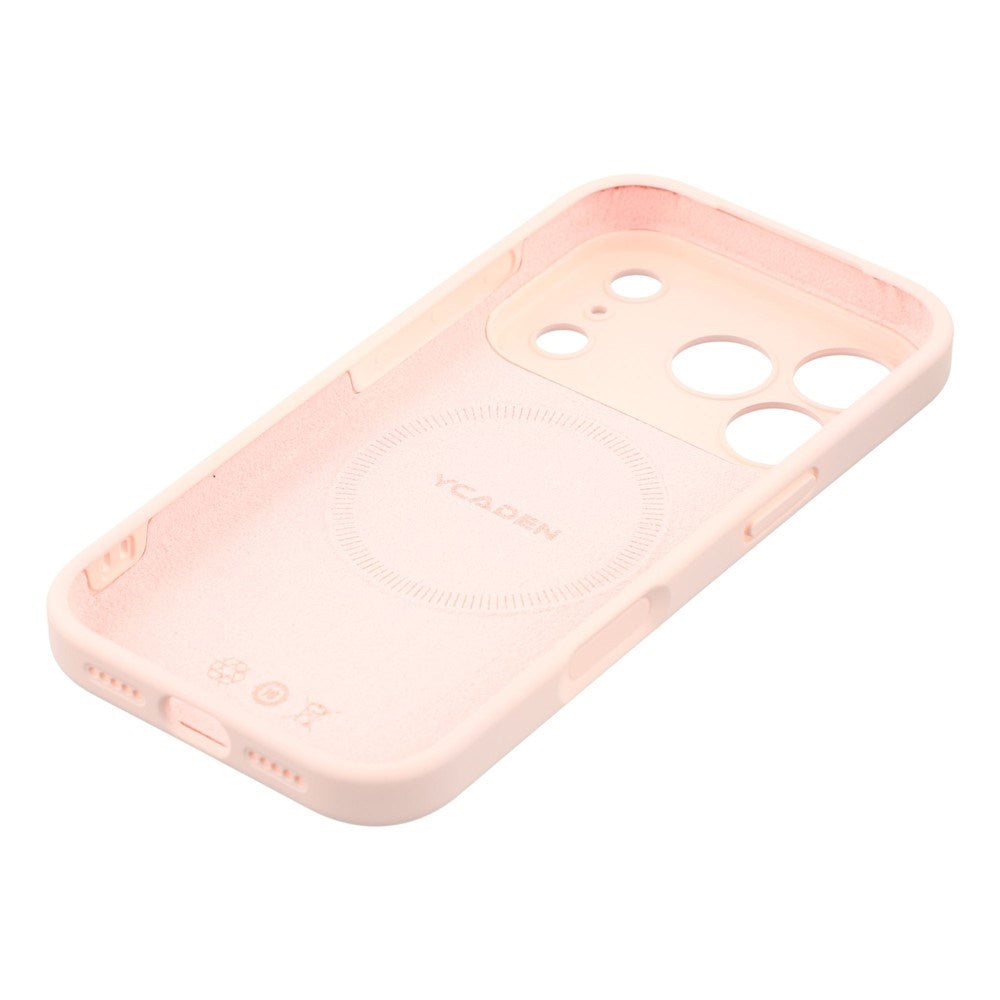 EIDERWOOD iPhone 17 Pro Max Fleksibelt Plastik Mobil Cover m. Foret Inderside - MagSafe Kompatibel - Lyserød