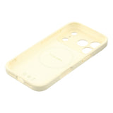 EIDERWOOD iPhone 17 Pro Fleksibelt Plastik Mobil Cover m. Foret Inderside - MagSafe Kompatibel - Beige