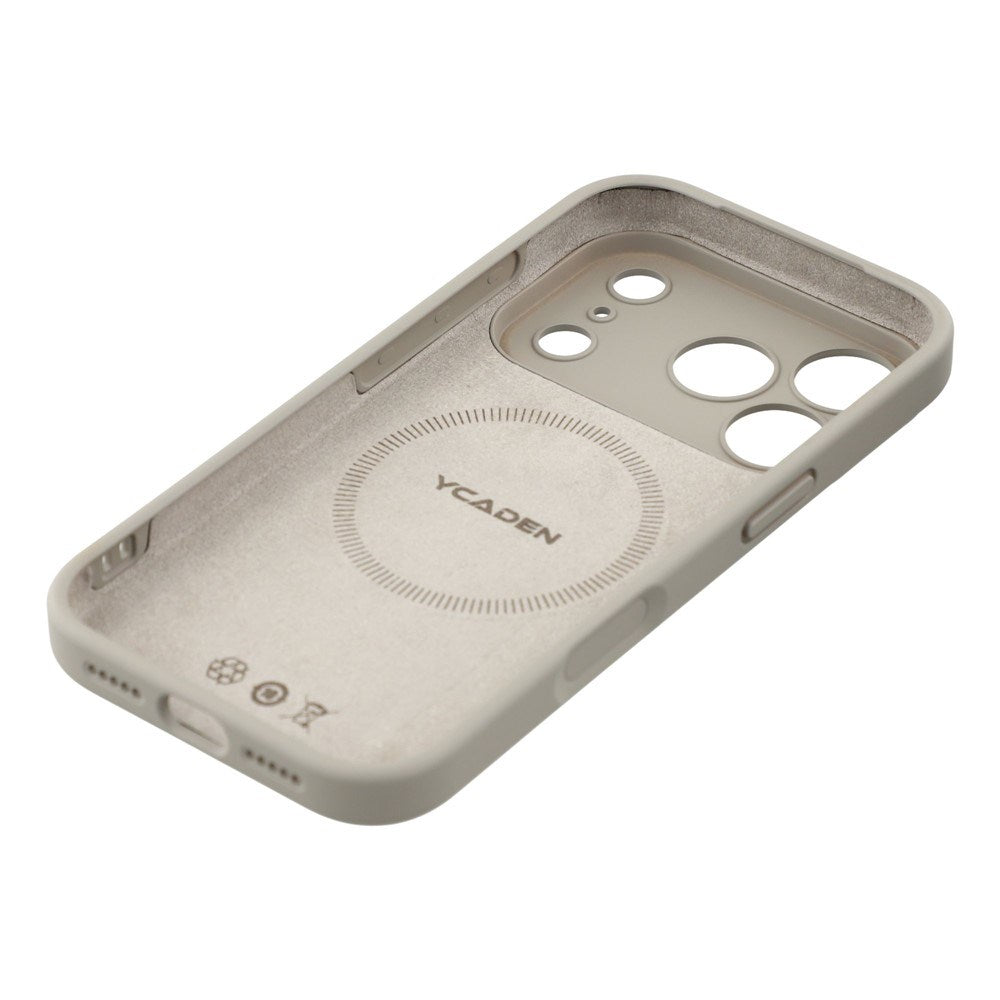 EIDERWOOD iPhone 17 Pro Fleksibelt Plastik Mobil Cover m. Foret Inderside - MagSafe Kompatibel - Grå