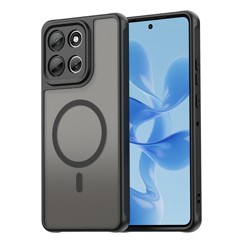 Motorola Moto G86 Power EIDERWOOD Hybrid Plastik Mobil Cover - MagSafe Kompatibel - Sort