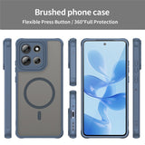 Motorola Moto G86 Power EIDERWOOD Hybrid Plastik Mobil Cover - MagSafe Kompatibel - Blå