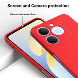 Realme Note 70T EIDERWOOD Foret Silikone Bagside Cover m. Strop - Rød