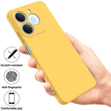 Realme Note 70T EIDERWOOD Foret Silikone Bagside Cover m. Strop - Gul