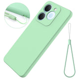 Realme Note 70T EIDERWOOD Foret Silikone Bagside Cover m. Strop - Grøn
