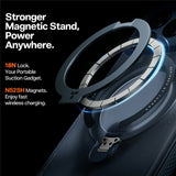 TORRAS iPhone 17 Pro Ostand Q3 Air Mobil Cover m. Kickstand - MagSafe Kompatibel - Blå