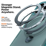 TORRAS iPhone 17 Pro Ostand Q3 Air Mobil Cover m. Kickstand - MagSafe Kompatibel - Grøn - (DEMO)