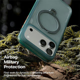 TORRAS iPhone 17 Pro Ostand Q3 Air Mobil Cover m. Kickstand - MagSafe Kompatibel - Grøn - (DEMO)