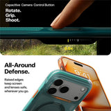 TORRAS iPhone 17 Pro Ostand Q3 Air Mobil Cover m. Kickstand - MagSafe Kompatibel - Grøn - (DEMO)