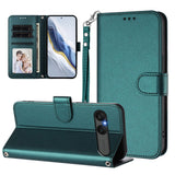 Sony Xperia 10 VII - EIDERWOOD Kunstlæder Flip Cover - Kortholder & Strop - Grøn