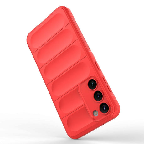 Samsung Galaxy S23 Fleksibelt Plastik Bagside Cover - Rød
