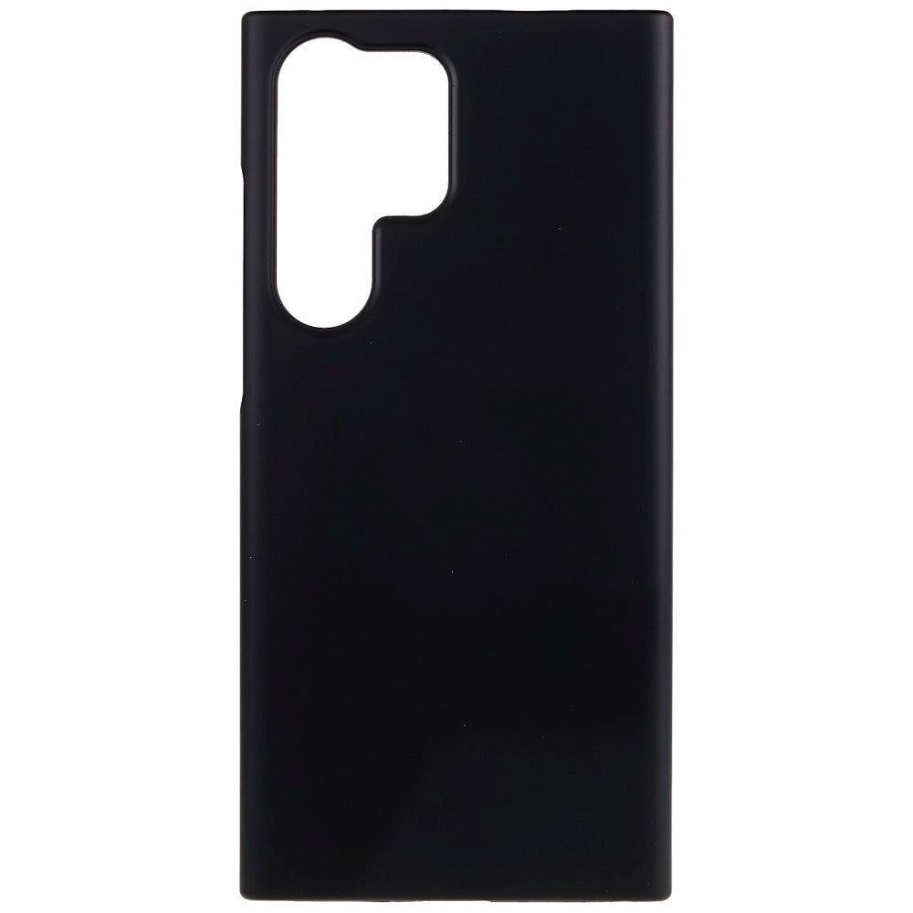 Samsung Galaxy S23 Ultra Hårdt Plastik Bagside Cover - Sort