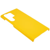 Samsung Galaxy S23 Ultra Hårdt Plastik Bagside Cover - Gul