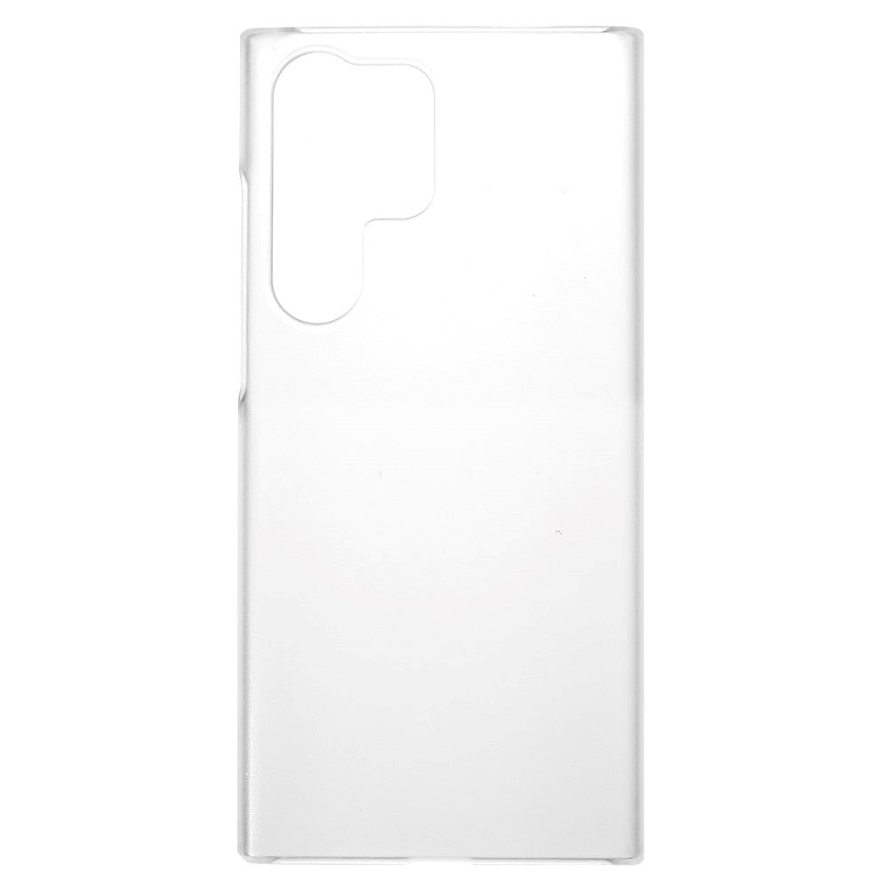 Samsung Galaxy S23 Ultra Hårdt Plastik Bagside Cover - Gennemsigtig