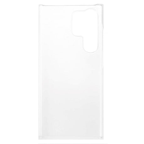 Samsung Galaxy S23 Ultra Hårdt Plastik Bagside Cover - Gennemsigtig