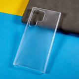 Samsung Galaxy S23 Ultra Hårdt Plastik Bagside Cover - Gennemsigtig