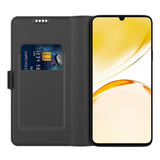 Realme Note 70T EIDERWOOD Kunstlæder Flip Cover - Sort
