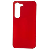 Samsung Galaxy S23 Hårdt Plastik Bagside Cover - Blank Rød