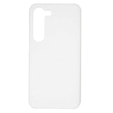 Samsung Galaxy S23 Hårdt Plastik Bagside Cover - Blank Hvid