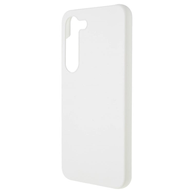 Samsung Galaxy S23 Hårdt Plastik Bagside Cover - Blank Hvid