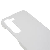 Samsung Galaxy S23 Hårdt Plastik Bagside Cover - Blank Hvid