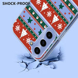 EIDERWOOD Samsung Galaxy S25+ (Plus) / S24+ (Plus) Fleksibelt Plast Jule Mobil Cover - Gennemsigtig / Mønster