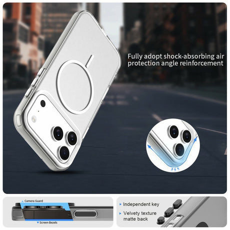iPhone 18 Pro / 17 Pro EIDERWOOD Hybrid Plast Bagside Cover - MagSafe Kompatibel - Hvid