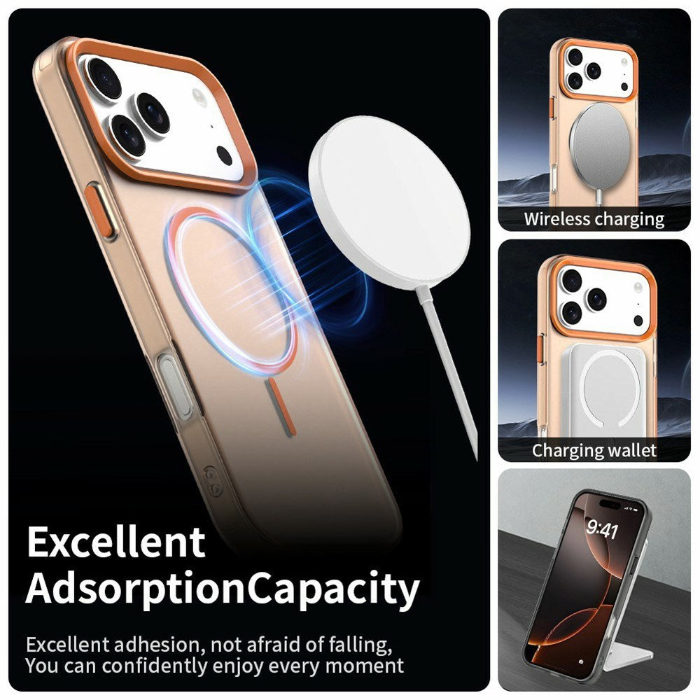 iPhone 18 Pro / 17 Pro EIDERWOOD Hybrid Plast Bagside Cover - MagSafe Kompatibel - Orange