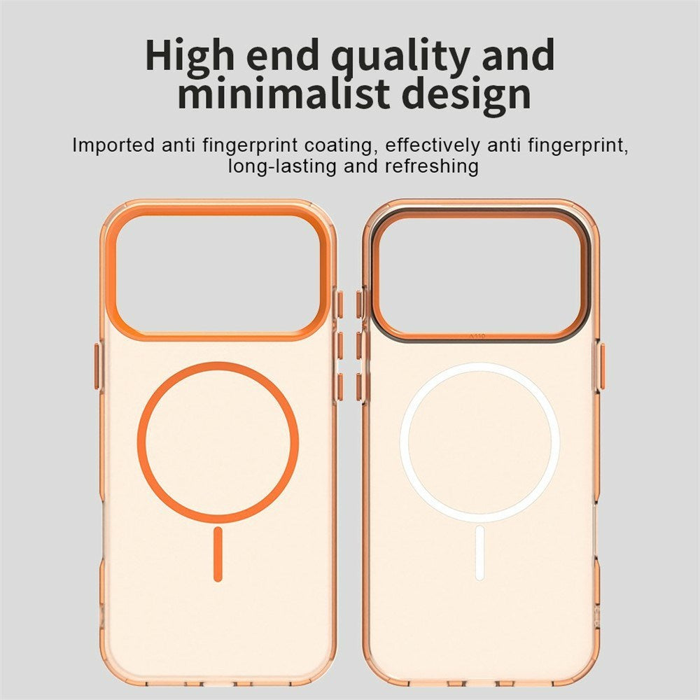 iPhone 18 Pro / 17 Pro EIDERWOOD Hybrid Plast Bagside Cover - MagSafe Kompatibel - Orange