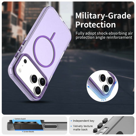 iPhone 18 Pro / 17 Pro EIDERWOOD Hybrid Plast Bagside Cover - MagSafe Kompatibel - Lilla