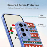 EIDERWOOD Samsung Galaxy S24 Ultra Fleksibelt Plast Jule Mobil Cover - Gennemsigtig / Mønster