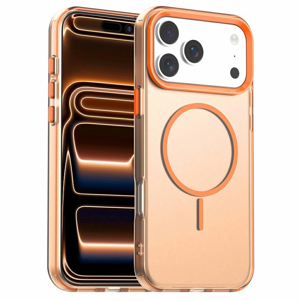 iPhone 18 Pro Max / 17 Pro Max EIDERWOOD Hybrid Plast Bagside Cover - MagSafe Kompatibel - Orange