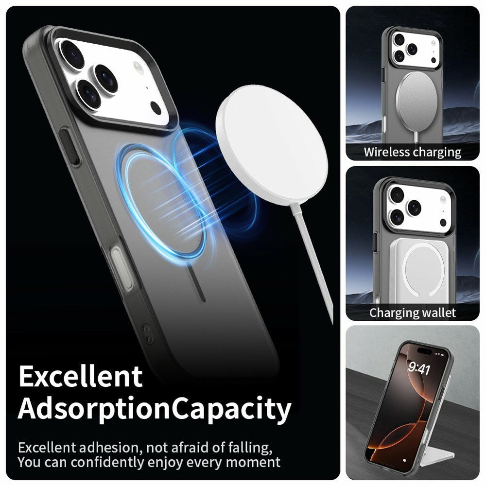 iPhone 18 Pro Max / 17 Pro Max EIDERWOOD Hybrid Plast Bagside Cover - MagSafe Kompatibel - Sort