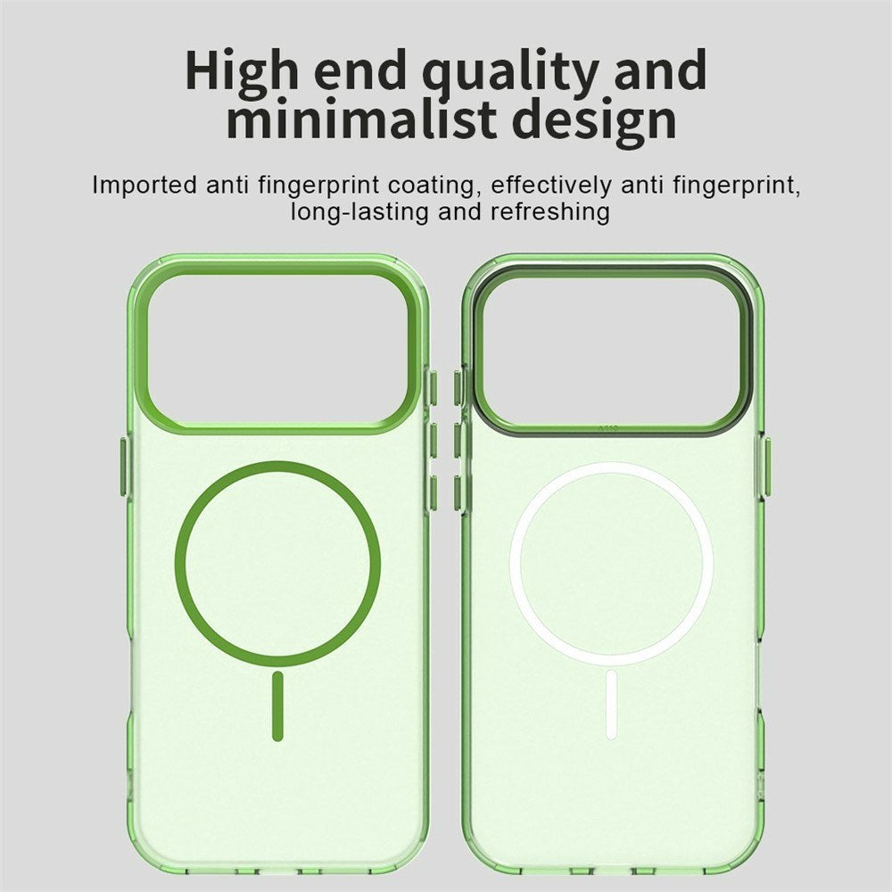 iPhone 18 Pro Max / 17 Pro Max EIDERWOOD Hybrid Plast Bagside Cover - MagSafe Kompatibel - Grøn