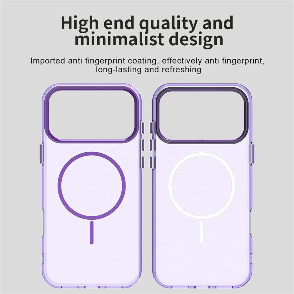iPhone 18 Pro Max / 17 Pro Max EIDERWOOD Hybrid Plast Bagside Cover - MagSafe Kompatibel - Lilla