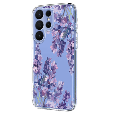 EIDERWOOD Samsung Galaxy S26 Ultra Plast Cover m. Mønster - Gennemsigtig / Lavendel