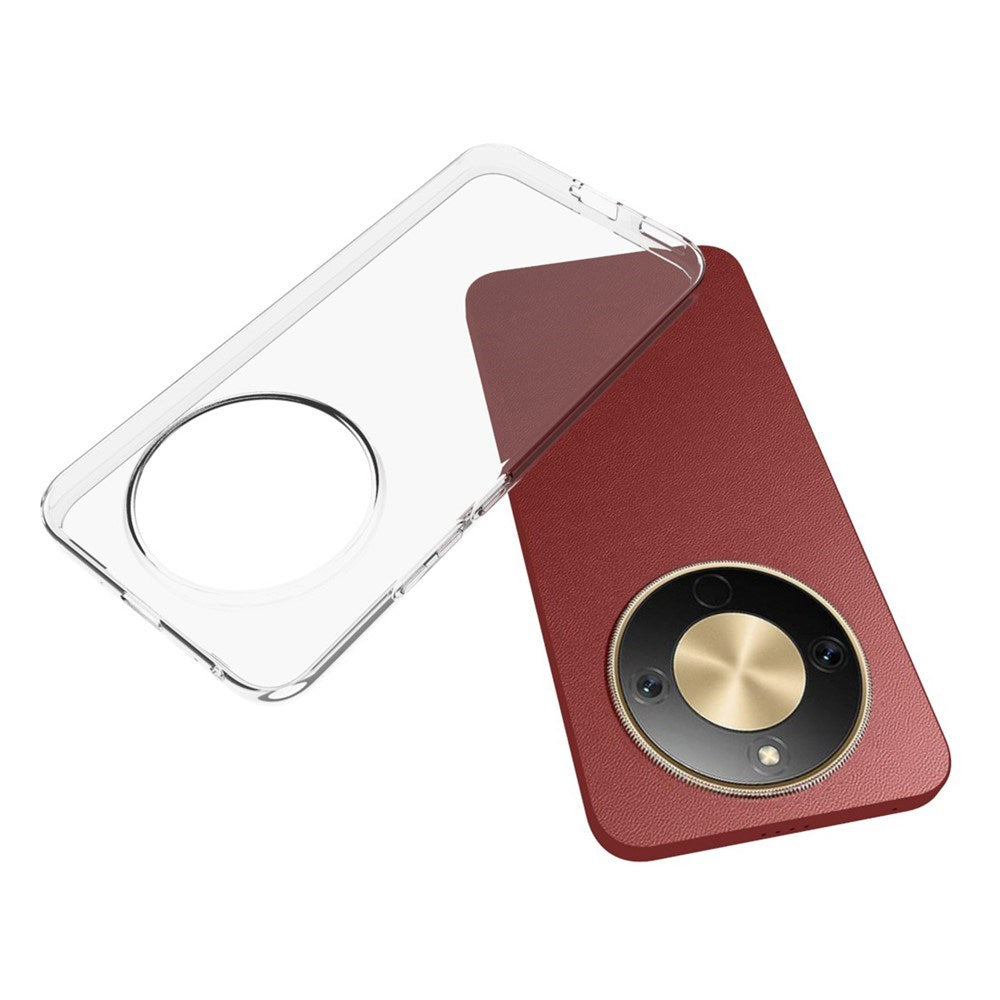 Honor Magic8 Lite EIDERWOOD Fleksibelt Plast Bagside Cover - Gennemsigtig