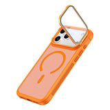 iPhone 18 Pro Max / 17 Pro Max EIDERWOOD Hybrid Plast Bagside Cover m. Kamera Cover & Ståfunktion - MagSafe Kompatibel - Orange